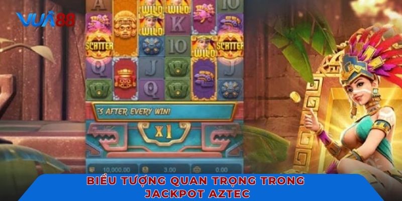 Biểu tượng quan trọng trong jackpot Aztec