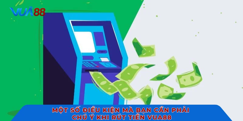 Một số điều kiện mà bạn cần phải chú ý khi rút tiền VUA88